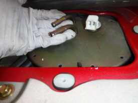 Once removed, the fuel pump assembly will lift out