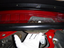 Here's what the rollbar blocking the pump looks like