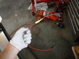 May not be necessary, but I also heat shrinked both wires together