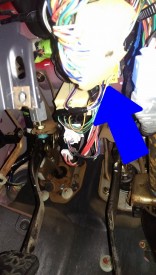 Yellow plug at the top disables the fuel pump