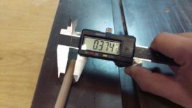 Easy Fix for Cheap Dowel Rod