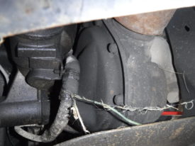 The front diff cover, if you choose to try to remove it