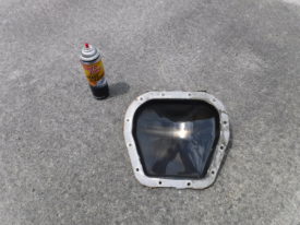 Brake clean and a plastic scraper are your friend