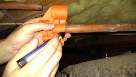 Marking the seal depth, how far to push on the fitting