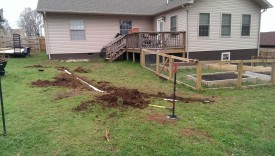 Burying step 1