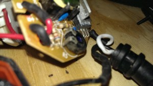 You can see the shavings in the picture