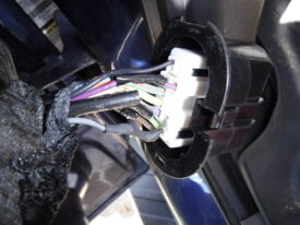 Heat shrink, which unfortunately didn't quite slide down far enough