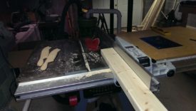 Cutting french cleat
