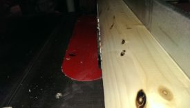 I blunted the edge afterwards