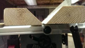 You can see the difference in profile, sharp vs blunt