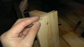 I glued and screwed the pieces together