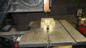 The hole needs to be cut to slide the tool in
