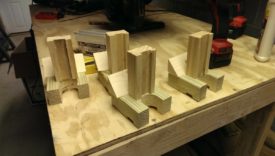 I glued and screwed the pieces together