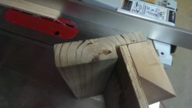 I rabbeted the top piece to fit over the cleat hook and back