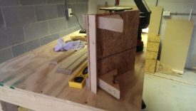 Underside with cleat hook and supports