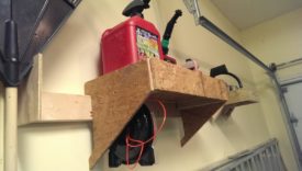 Second shelf that I didn't get pictures of the build process for