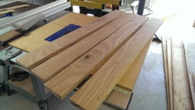 Vertical pieces for the side panels