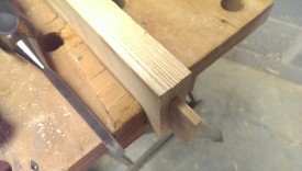 The chisel was the quickest way to fix it