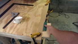Smoothing out curve with sandpaper