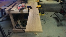Rough cutting the board