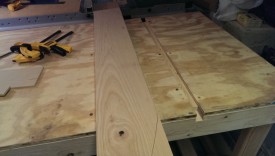 The upper piece for the back followed a similar procedure