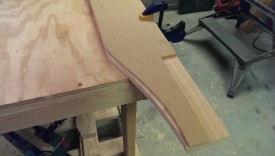 The top was flat, while really only the sides were curved