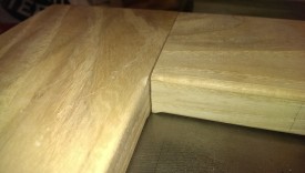 Stopped short on the edges
