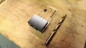 Jig and 3/8" drill bit