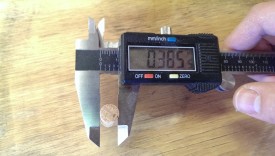 Yeah right on the 3/8" - .010" is a lot!