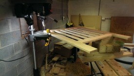 The drill press let me get consistent depth where it mattered