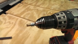Install the insert using some threaded rod, two nuts, and the insert itself