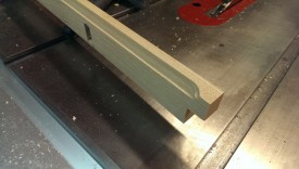The narrower pieces must stop near the end