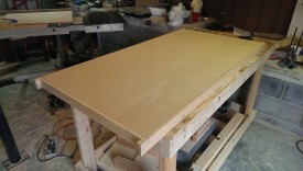 Freshly cut panel