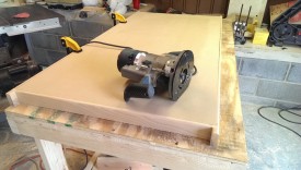 The major areas can be routed with a regular guide bearing roundover bit