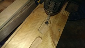 Marking holes