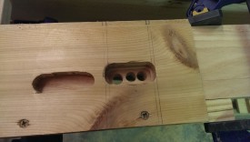 Drilled through on the drill press