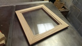 Testing the fit of the glass