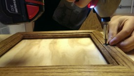 Installing backing holders
