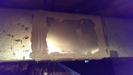 Not pretty, but air tight and sealed up