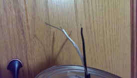 The hot and neutral wires need to be stripped