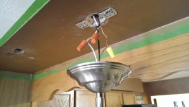 Use wire nuts to connect the wiring