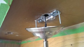 Connecting base to the mounting bracket