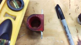 Line to trim the bushing