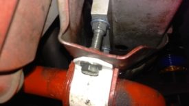 Brace kit after installation