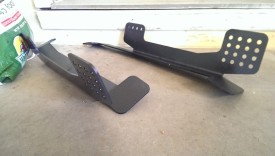 Seat mount brackets made by CNC