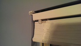 Blind inserted into brackets