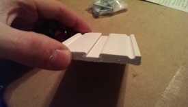 Center slot is the channel that the clips slide into