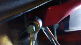 Undo the sway bar end links