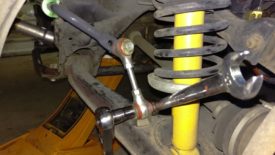 Sway bar end link removal as before