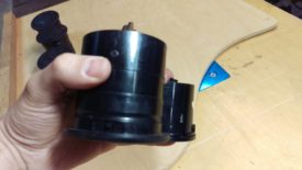 Cut the new vent to the same height as the old one